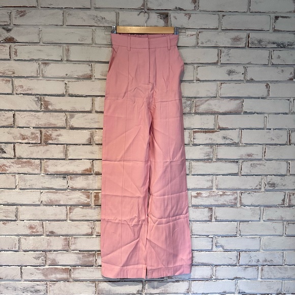 Princess polly pink high rise pants size 0 - Picture 1 of 5